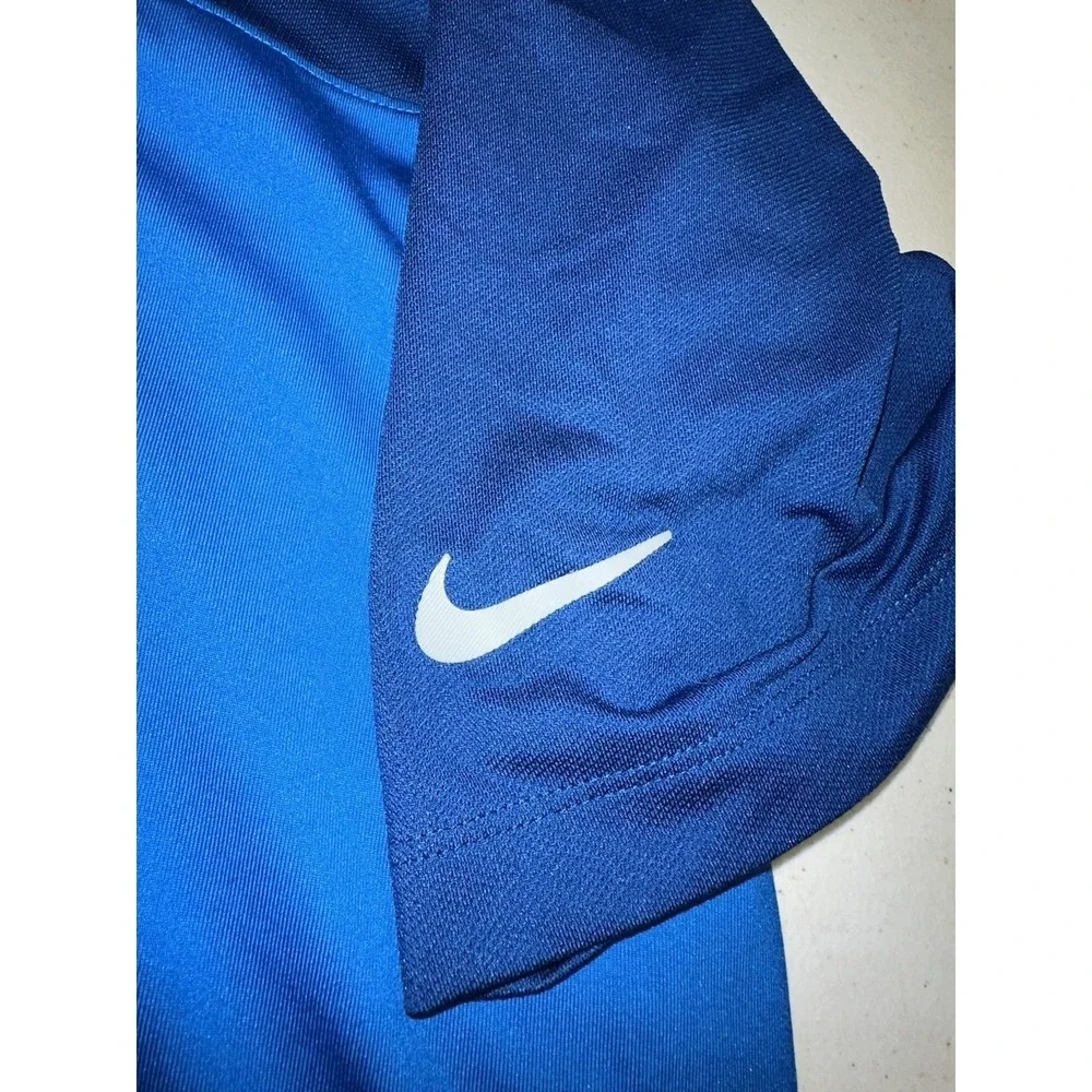 Nike Blue Color Block‎ Dri Fit Golf Short Sleeve Men's Size 2XL Polo Shirt